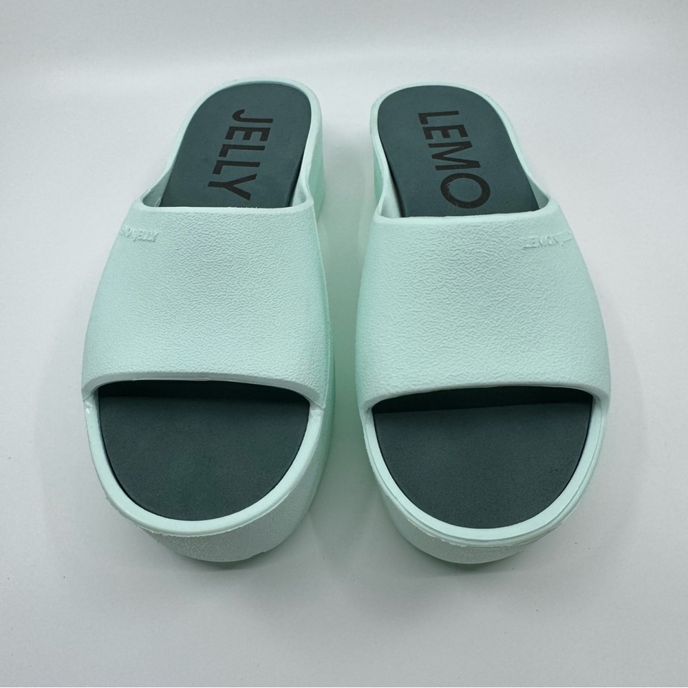 LEMON JELLY SUNNY AQUA GREEN SZ 38 US 7.5 - Picture 2 of 10